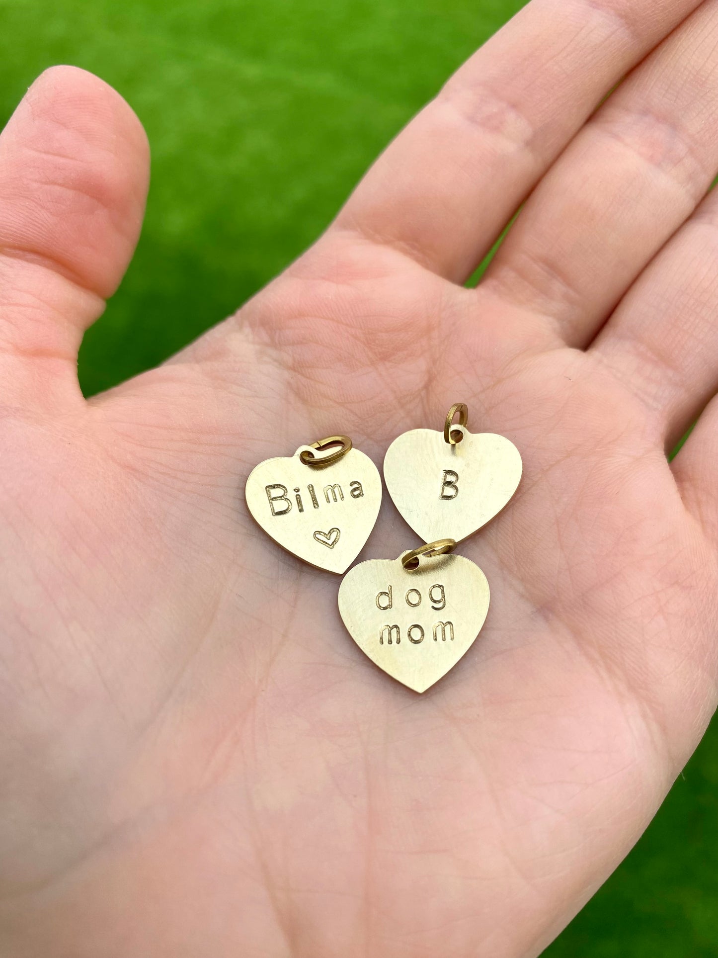 Dije corazón personalizado