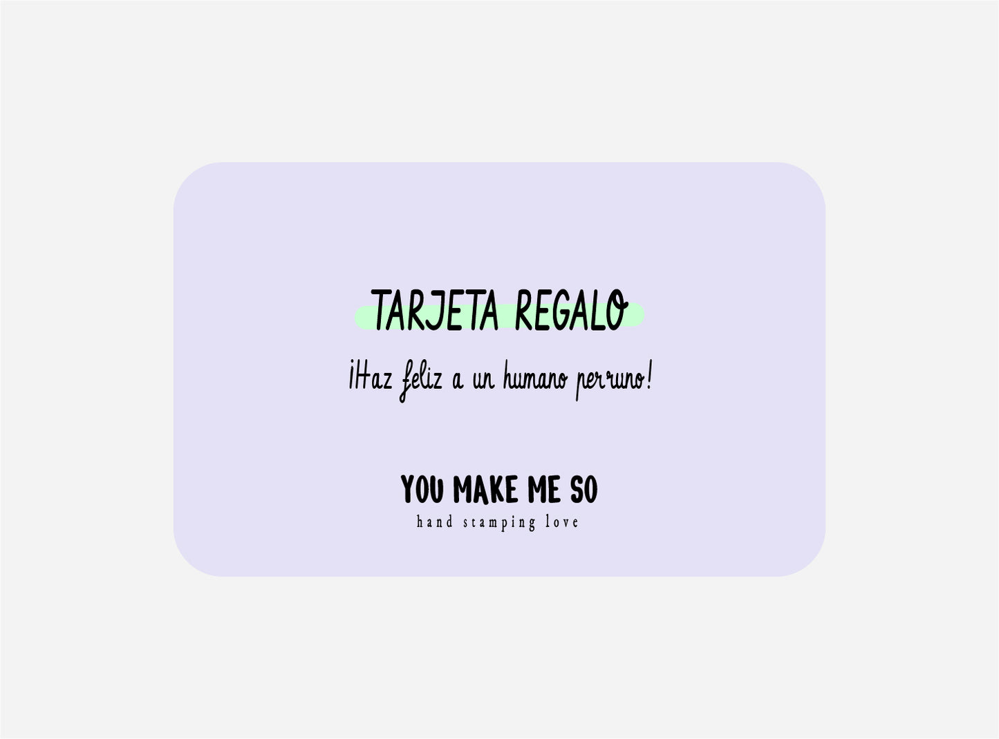 Tarjeta Regalo